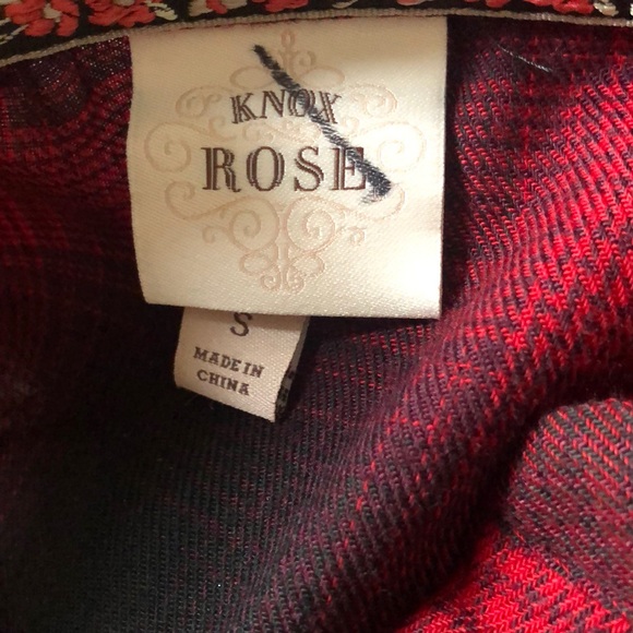 Knox Rose Plaid Long Sleeve Shift Dress - Picture 6 of 6